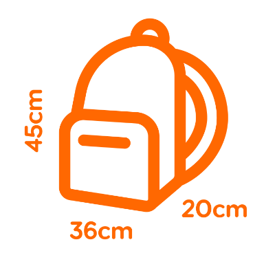 Mochila de Cabine/ para Viagem  (até 10 kg) Amazon