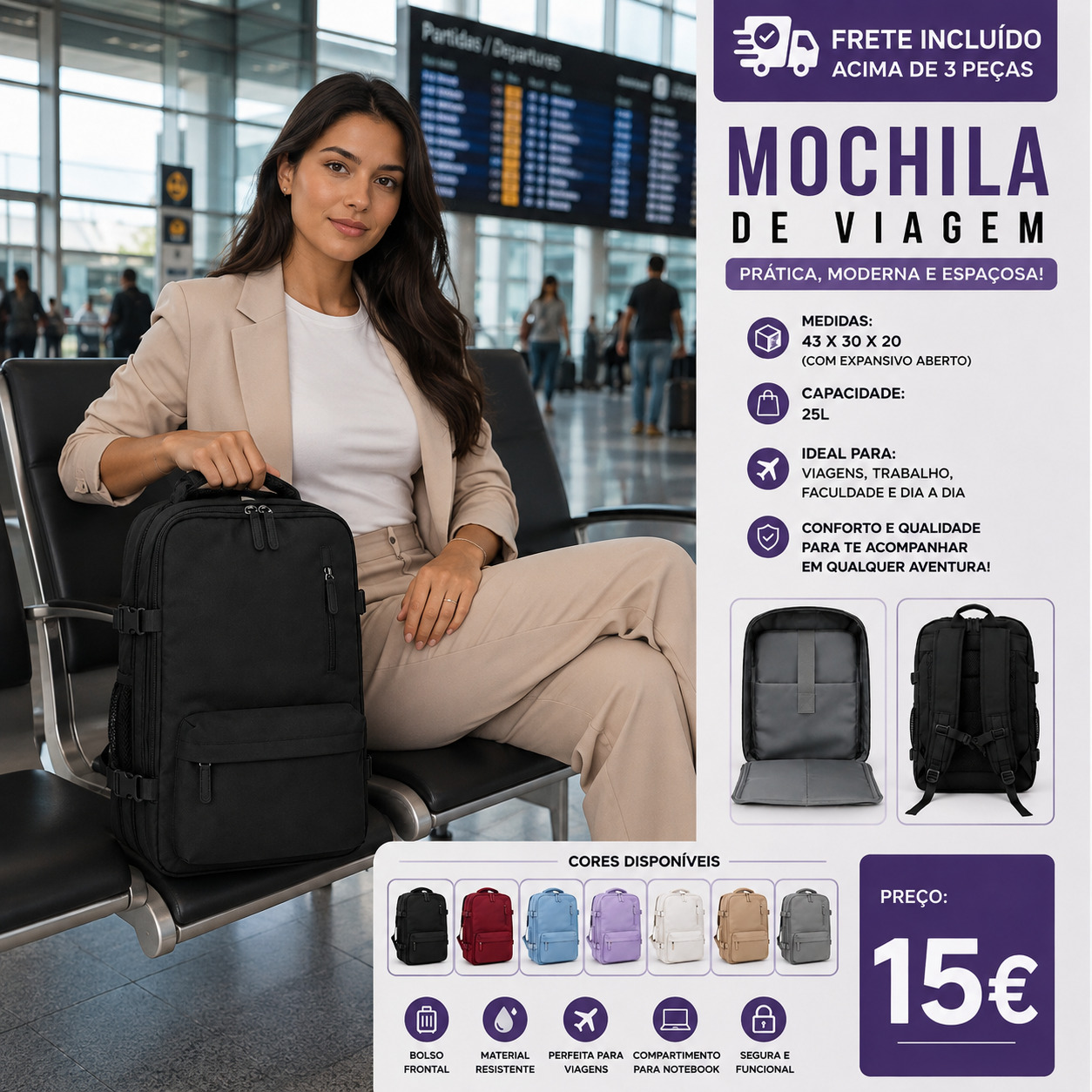 Mochila de Cabine (até 10 kg) foto 2