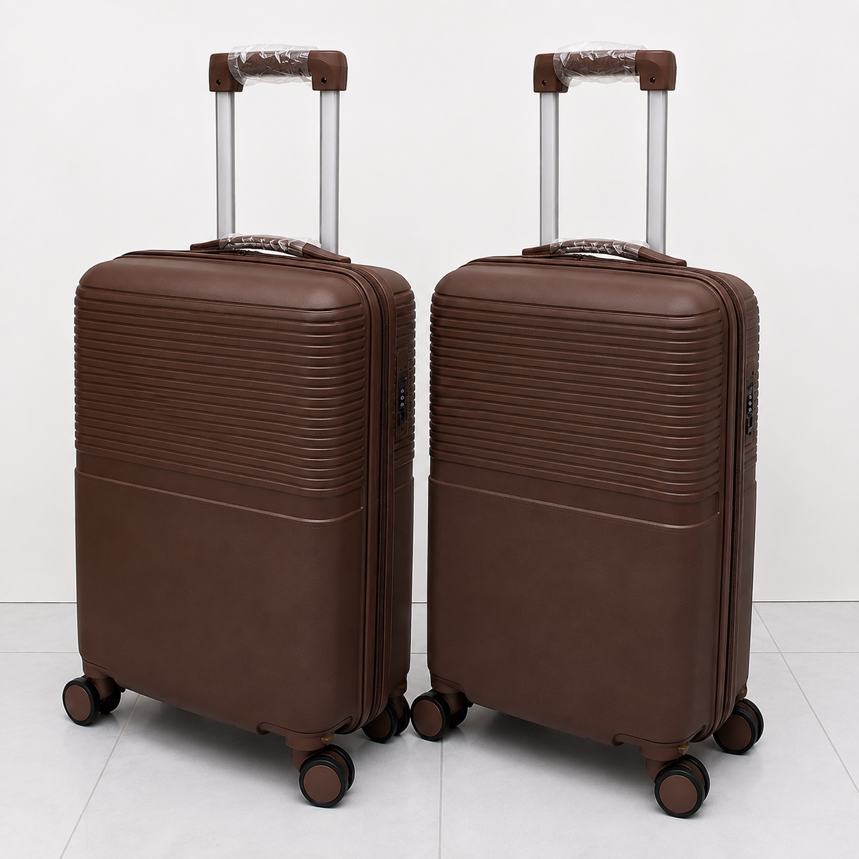 Conjunto 2 Malas de Viagem Pequena/ Cabine (Saem Rodas) Material em Polipropileno Premium foto 5