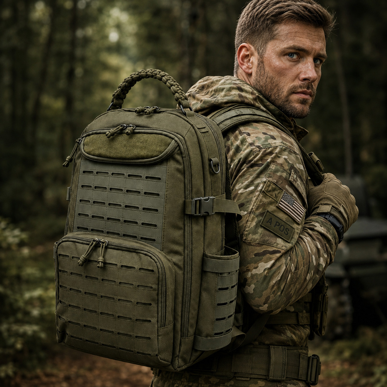 Mochila Militar/Tática – Camuflagem foto 2