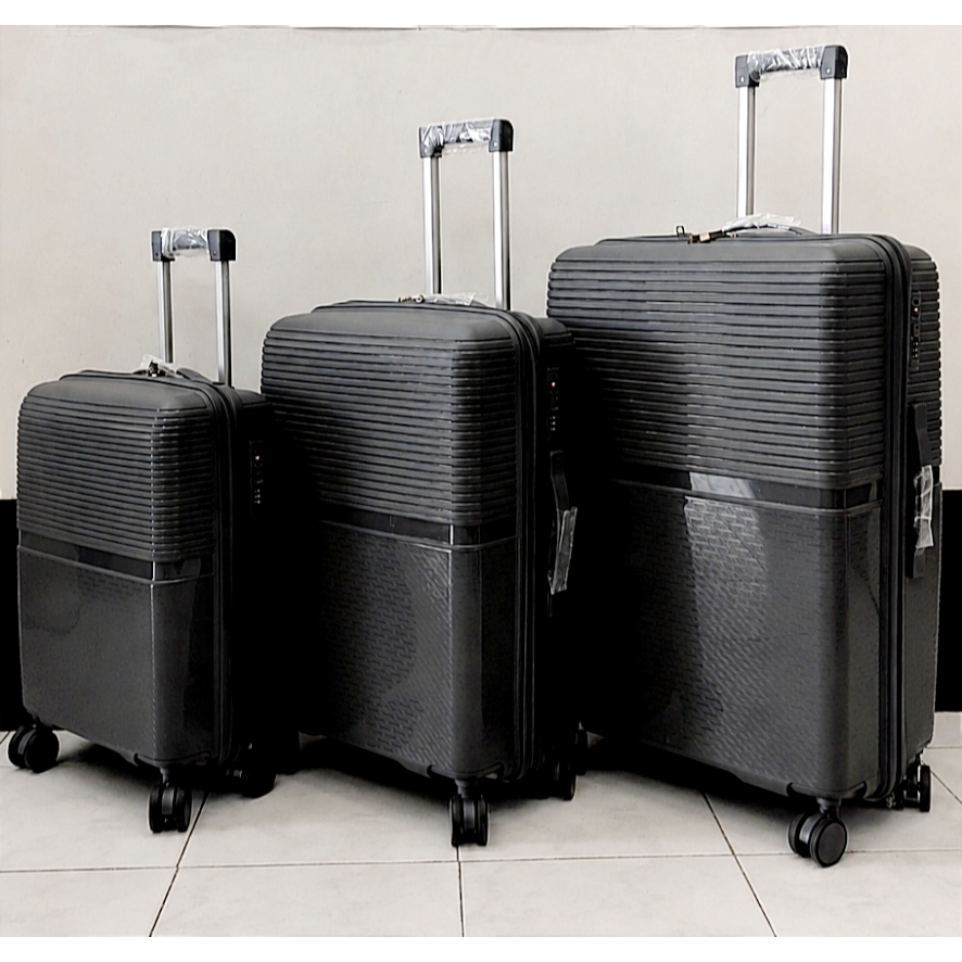 Conjunto 3 Mala de Viagem (Pequeno+Média+Grande) Material Polipropileno "cinza" PROMOÇÃO ÚLTIMAS: 85€