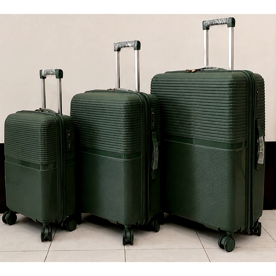 Conjunto 3 Mala de Viagem (Pequeno+Média+Grande) Material Polipropileno "Verde" PROMOÇÃO ÚLTIMAS: 85€