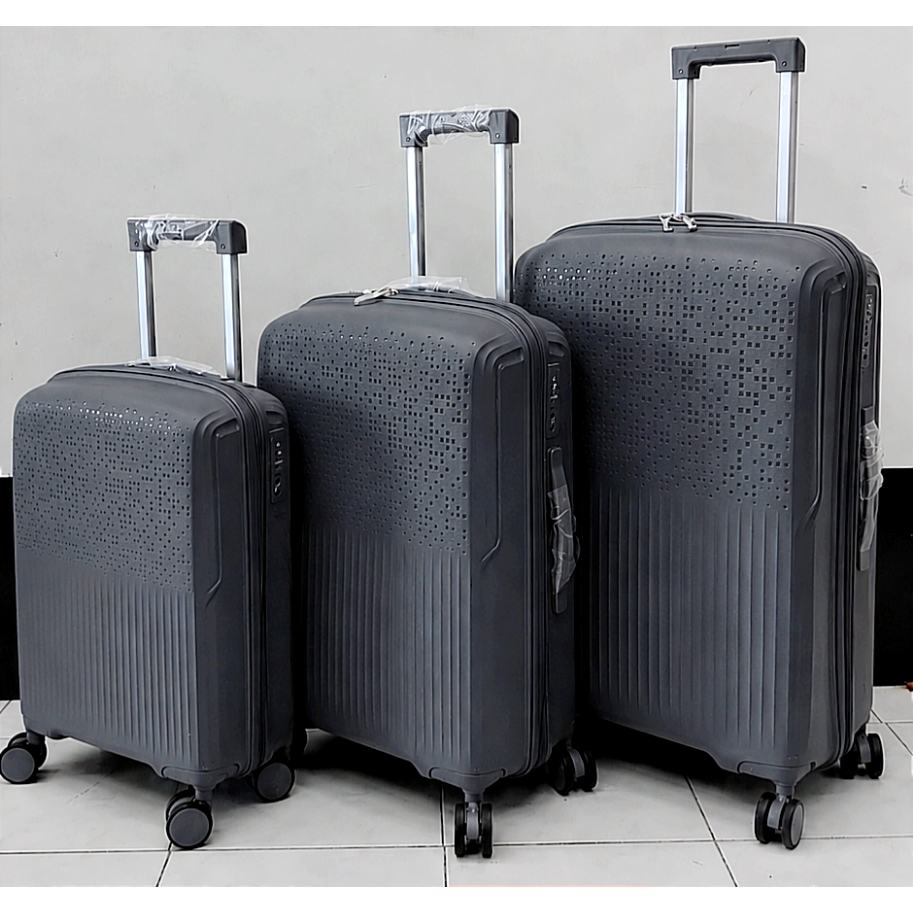 Conjunto 3 Mala de Viagem (Pequeno+Média+Grande) Material Polipropileno "cinza" PROMOÇÃO ÚLTIMAS: 85€