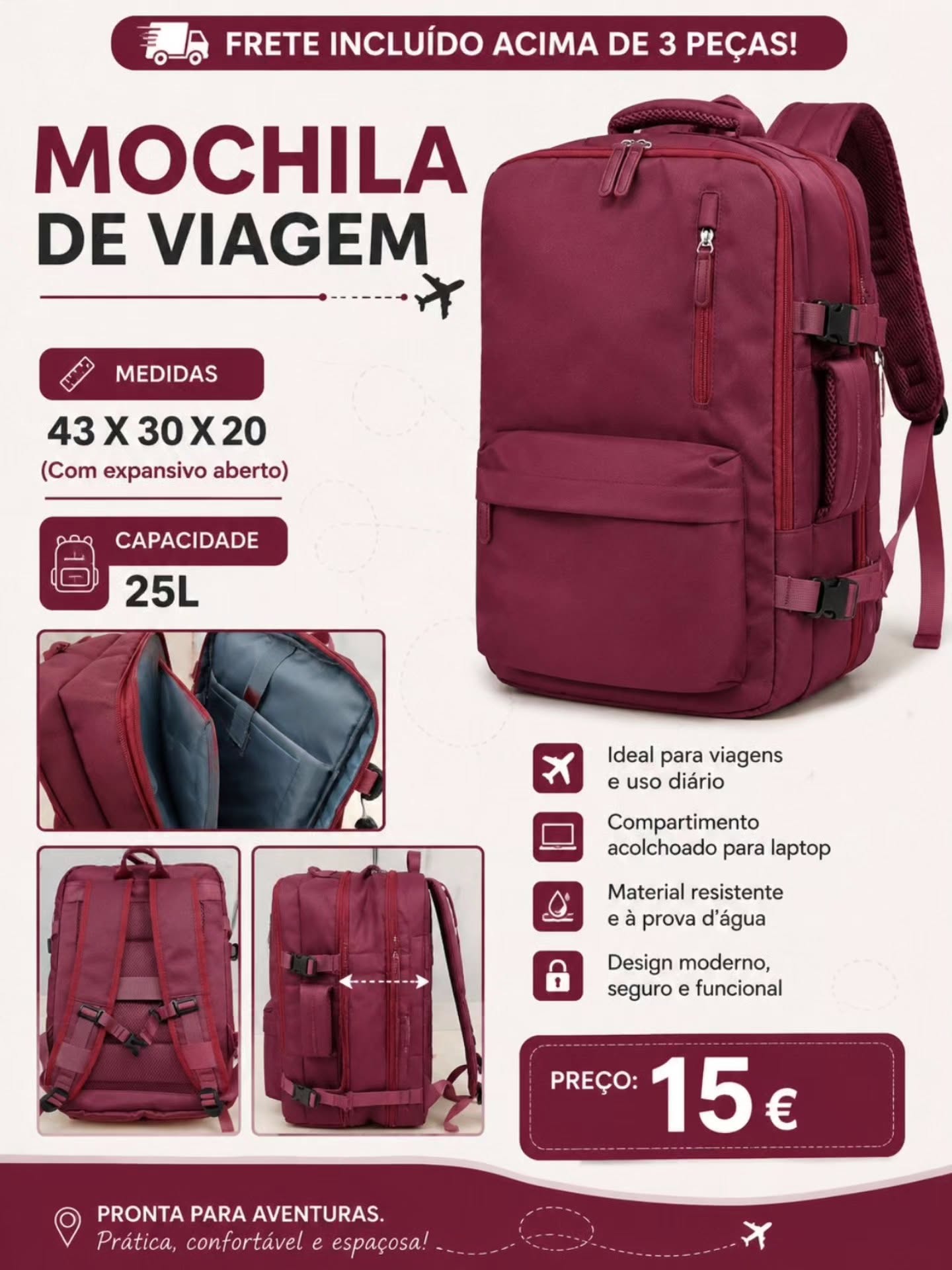 Mochila de Viagem