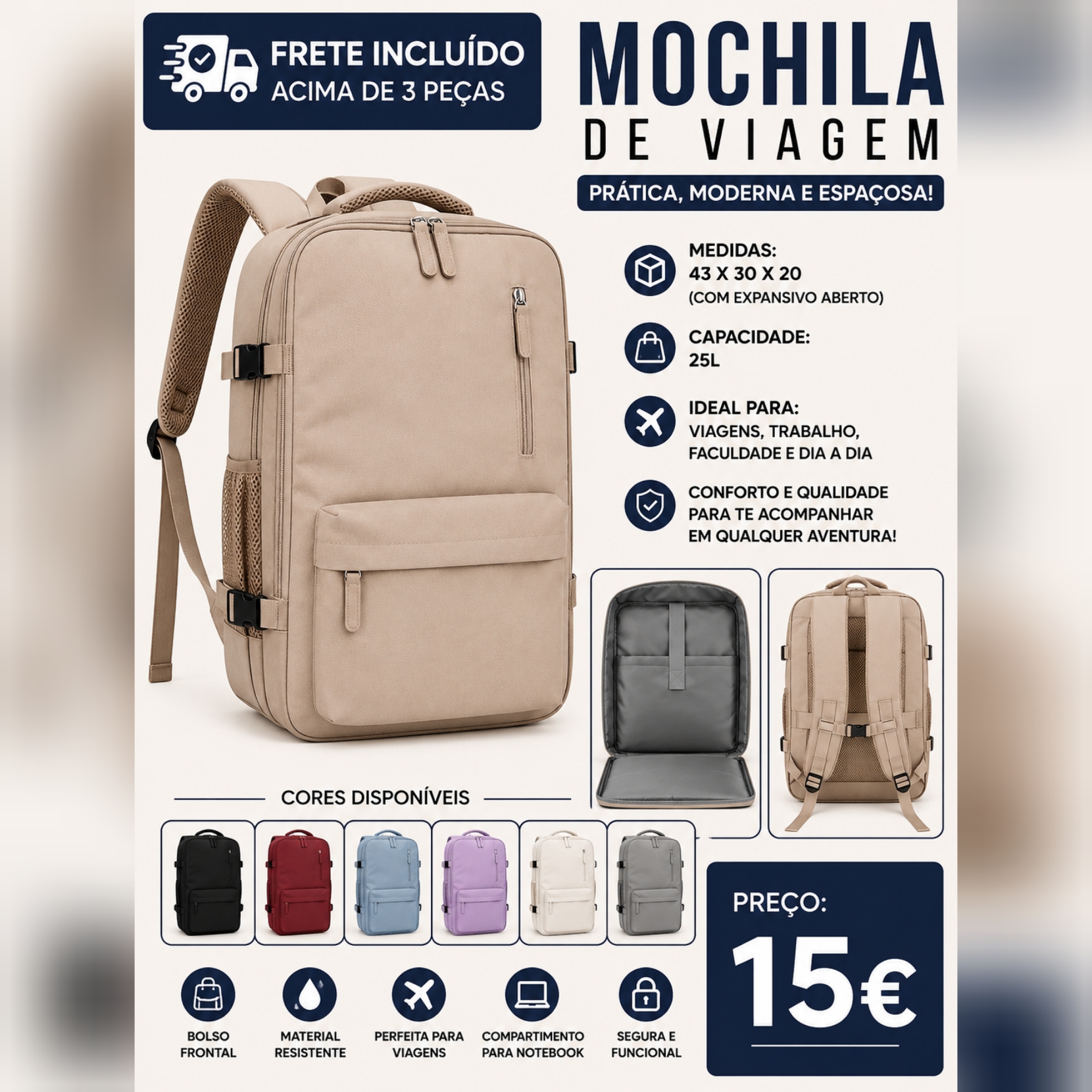 Mochilas Para Cabine