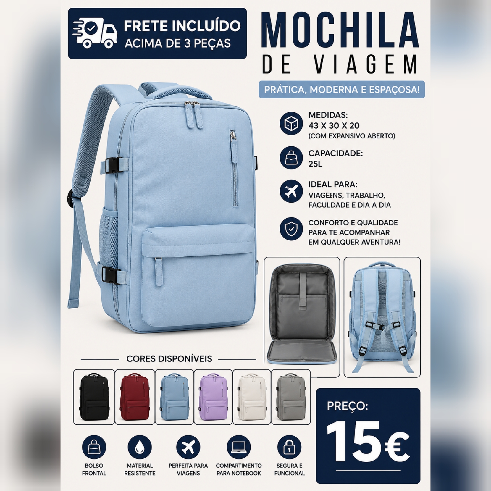 Mochilas Para Cabine