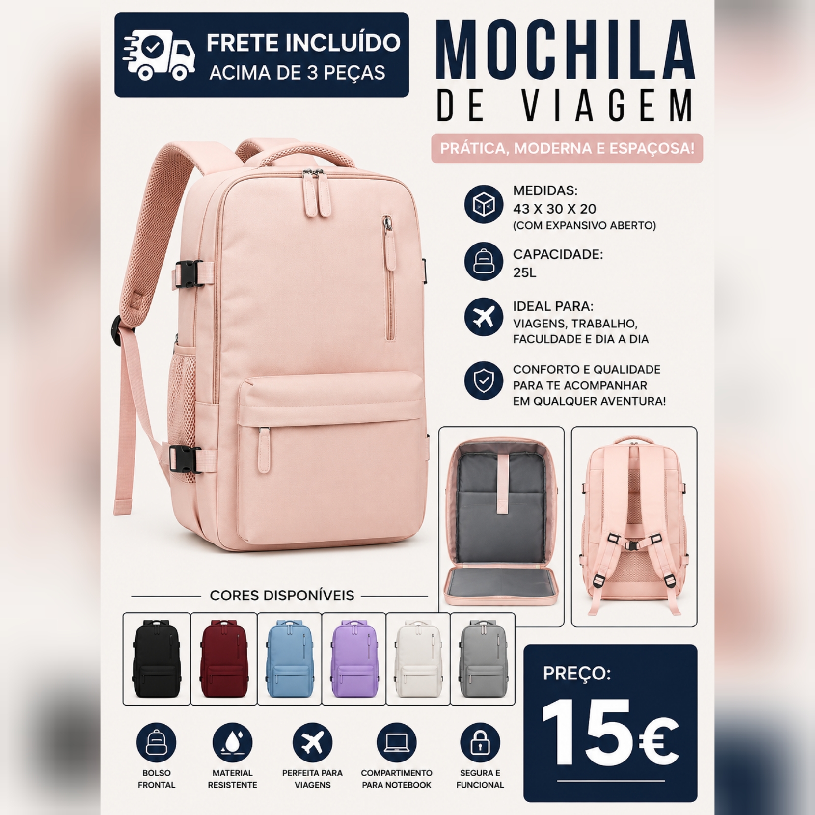 Mochilas Para Cabine