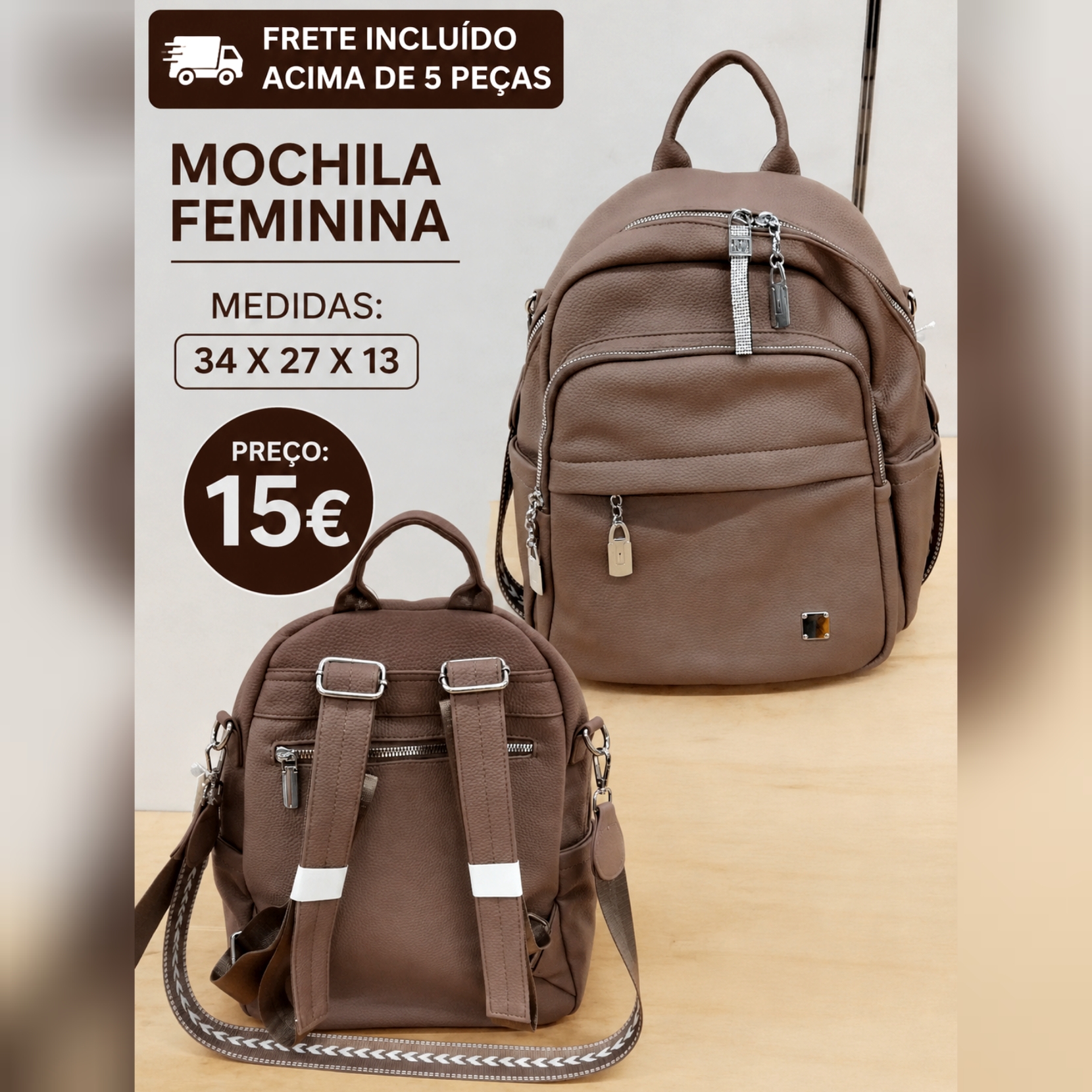 Mochilas Femininas/ Elegante