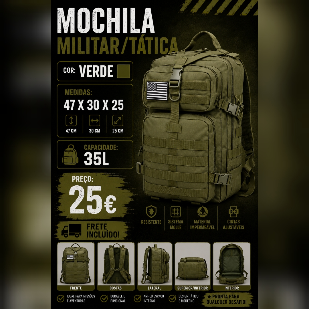 Mochilas Táticas/ Exército
