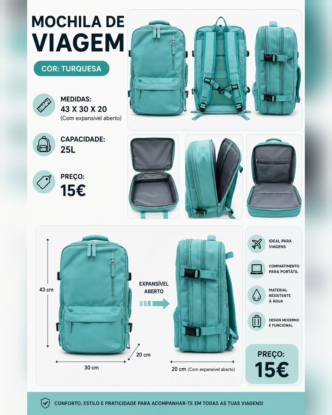 Mochilas para Cabine